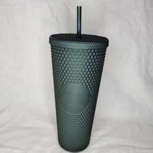 Starbucks Dark Green Studded Tumbler